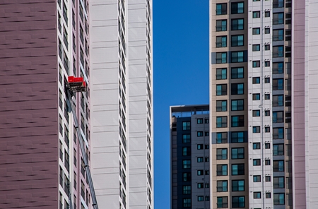 거제사다리차스카이차